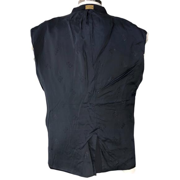 Jos A Bank Signature Gold Mens Size 42R Blazer Jacket Classic Navy Gold Buttons - Picture 12 of 16